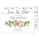 Rose Sprig Save The Date Cards Image 4 of 5